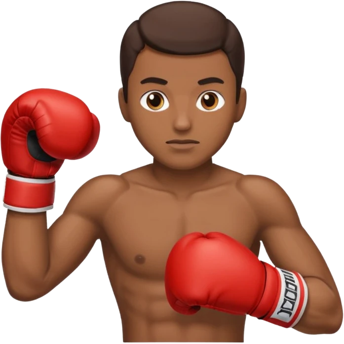 athlete in boxing gloves emoji