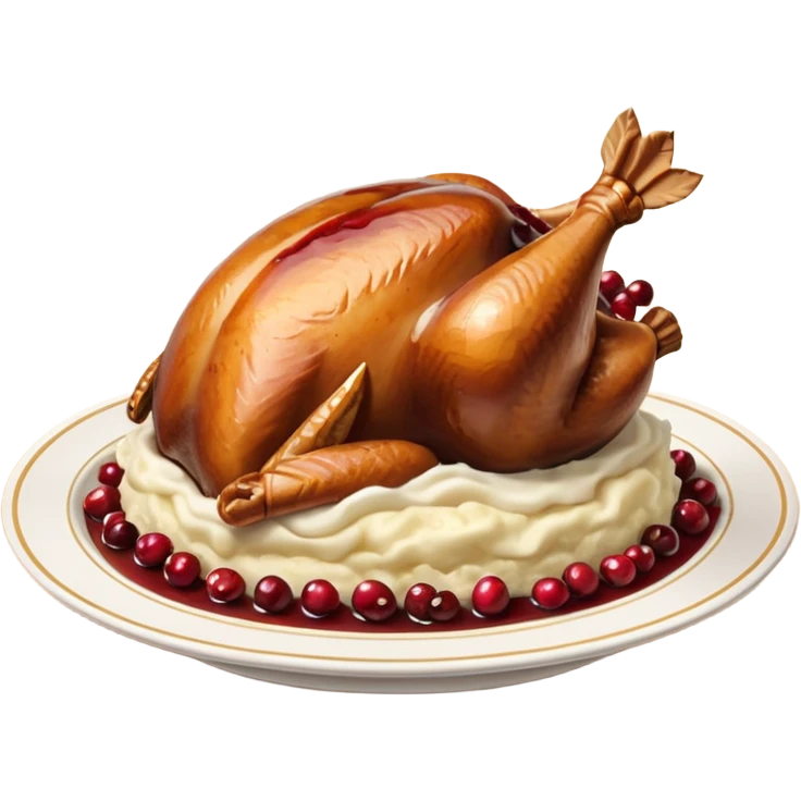 Thanksgiving food flying emoji