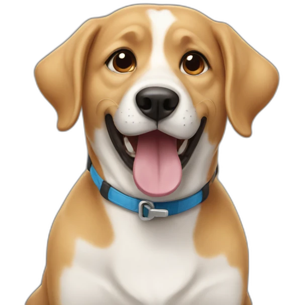 funny dog  emoji