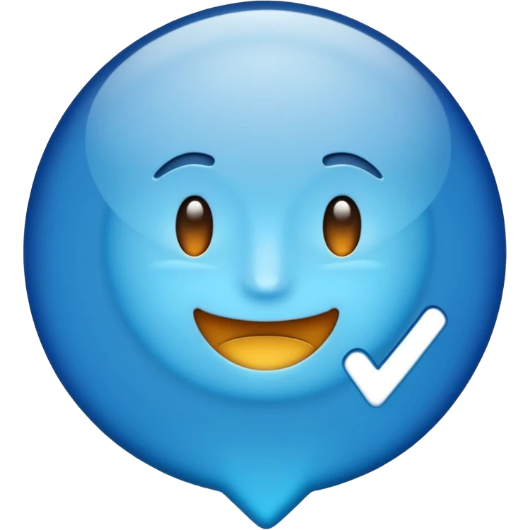 Facebook verification tick emoji