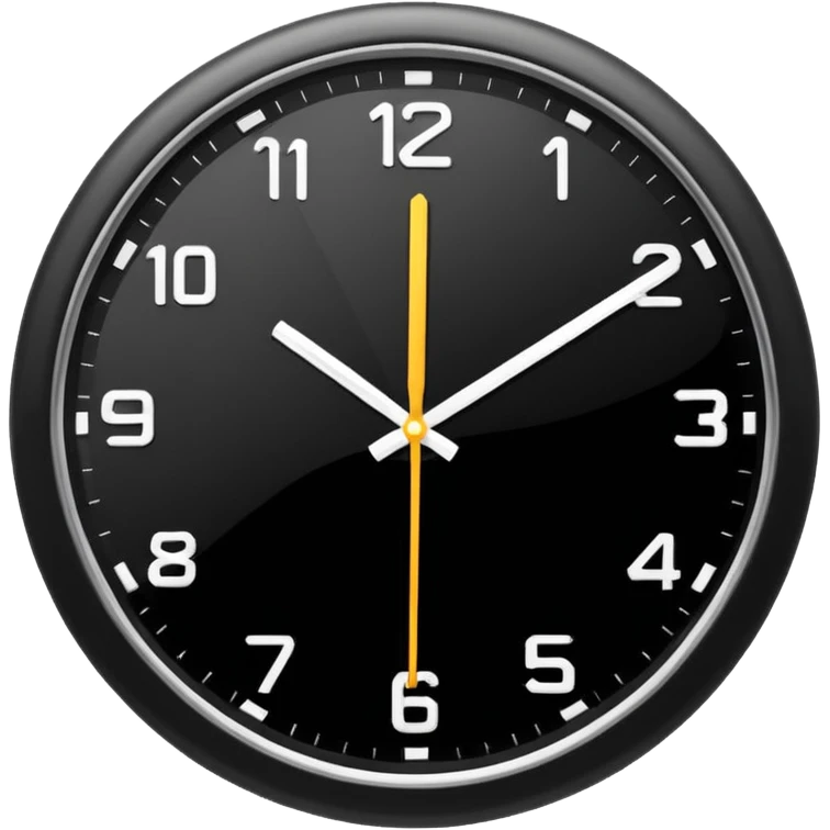 12:00 on the clock emoji