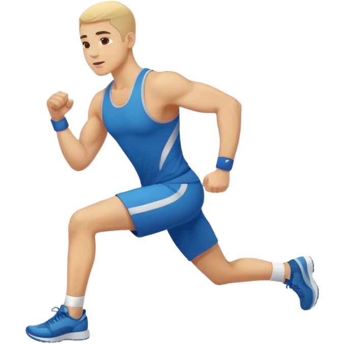 ligth man exercising emoji