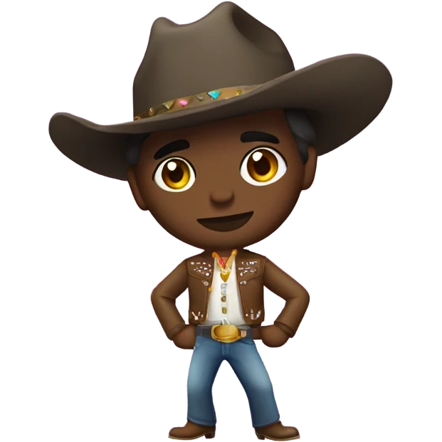 Disco cowboy alíen emoji