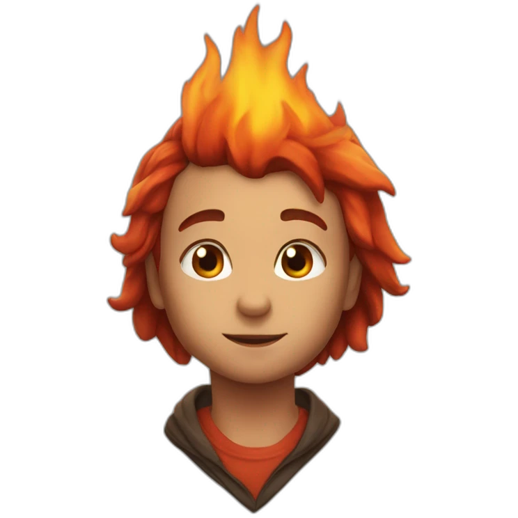 Fire heart emoji