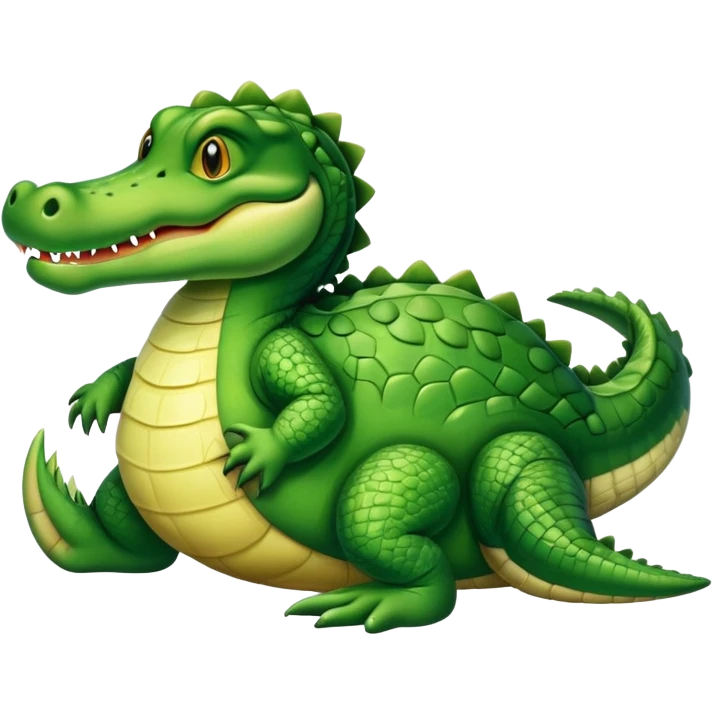 Pregnant aligator emoji