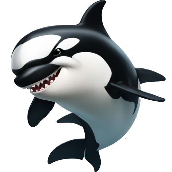 Angry orca emoji