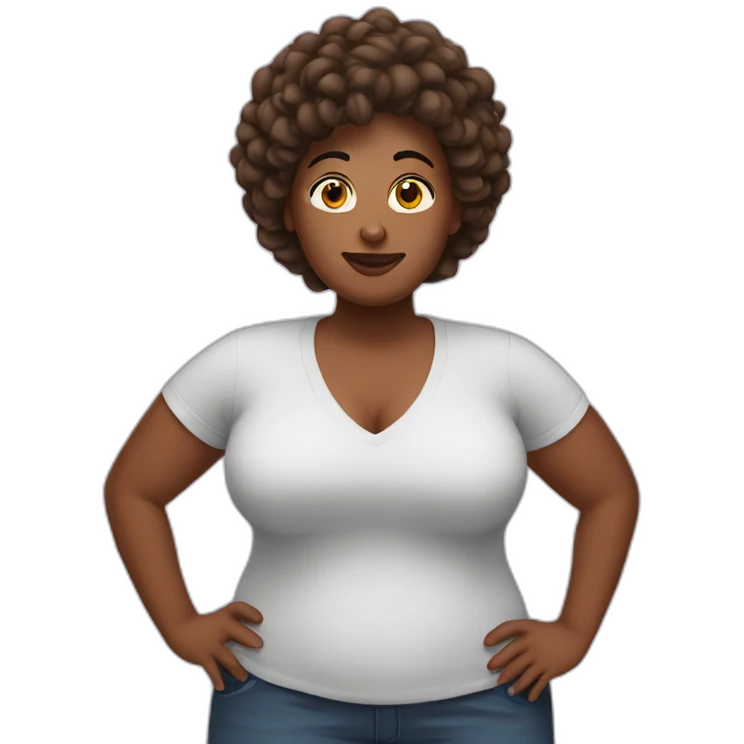 big woman emoji
