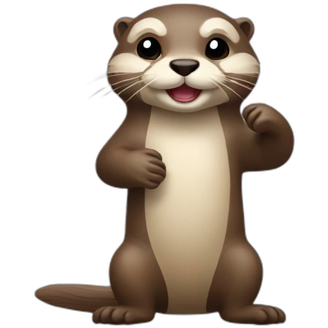 otter on the beat emoji