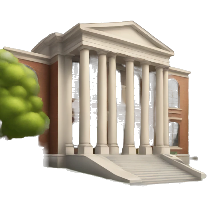 Library building emoji