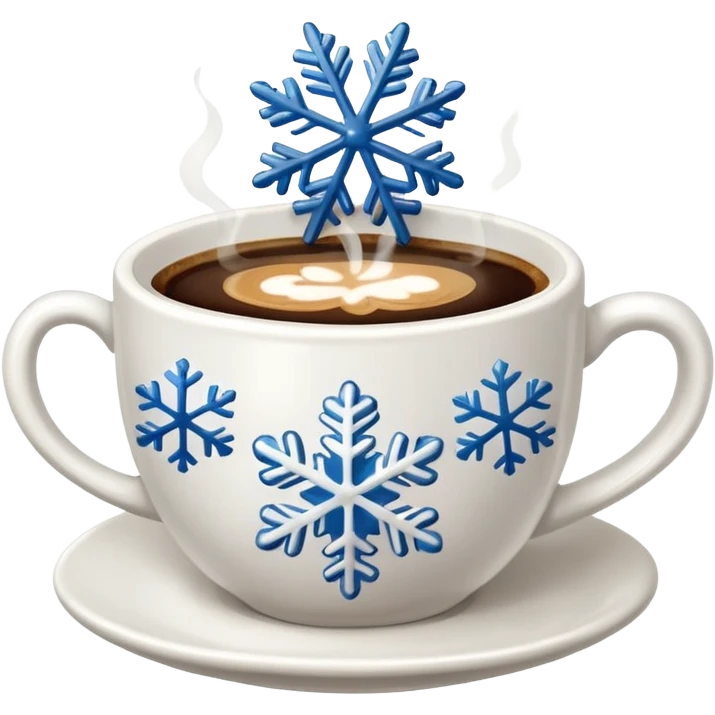 🎀☕❄️ emoji