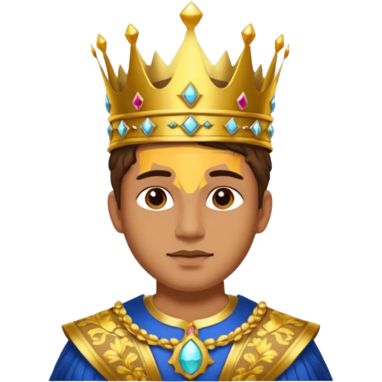 portrait of sun king emoji