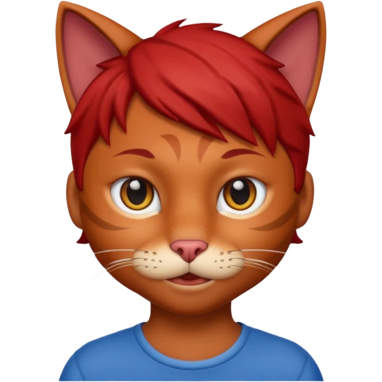 Cat Boy Red emoji