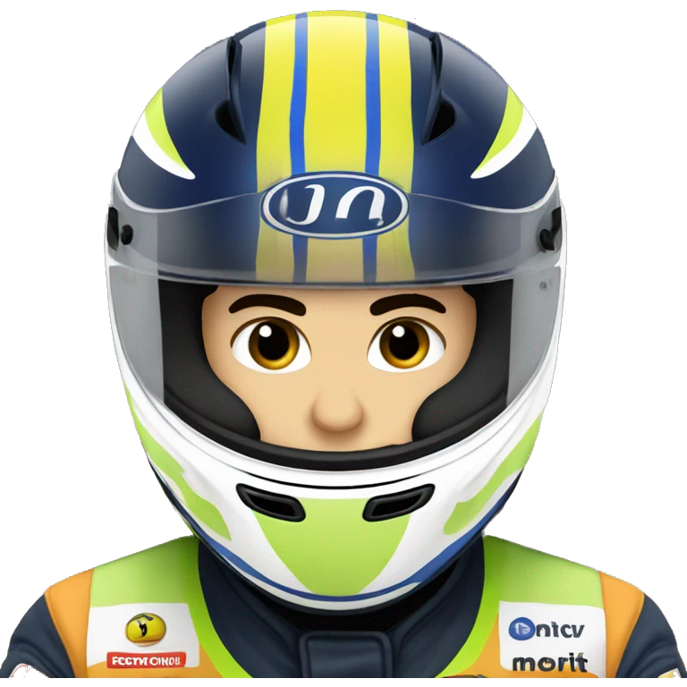 lando norris racing helmet emoji