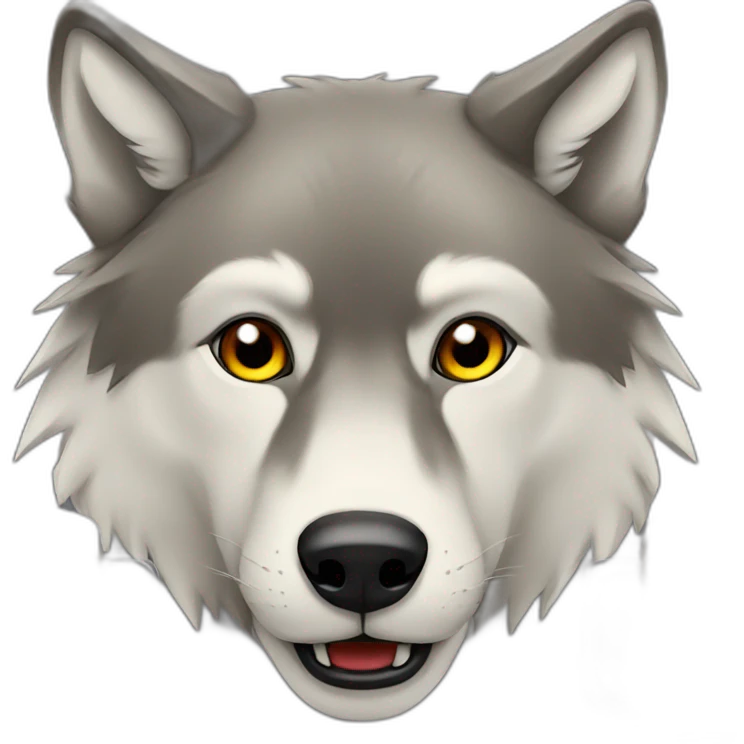 Wolf-drinking-beer emoji
