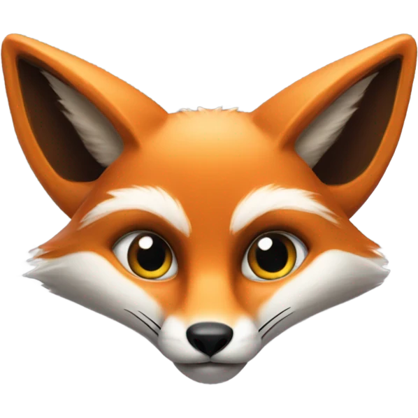 Fox with an alien head ￼ emoji