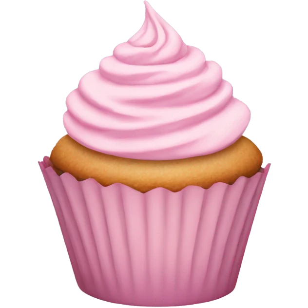 pastel pink cupcake emoji