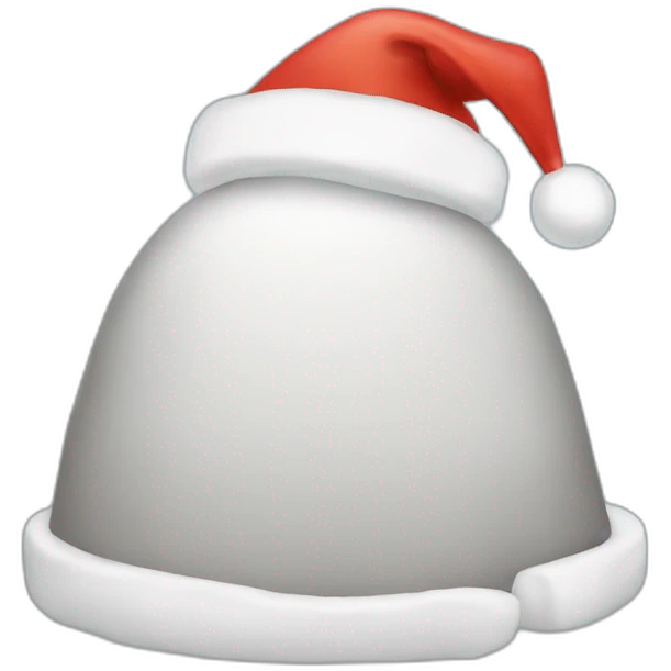 igloo santa hat emoji
