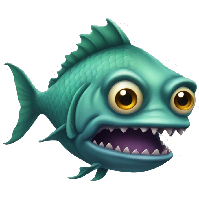 monster fish with no hed emoji