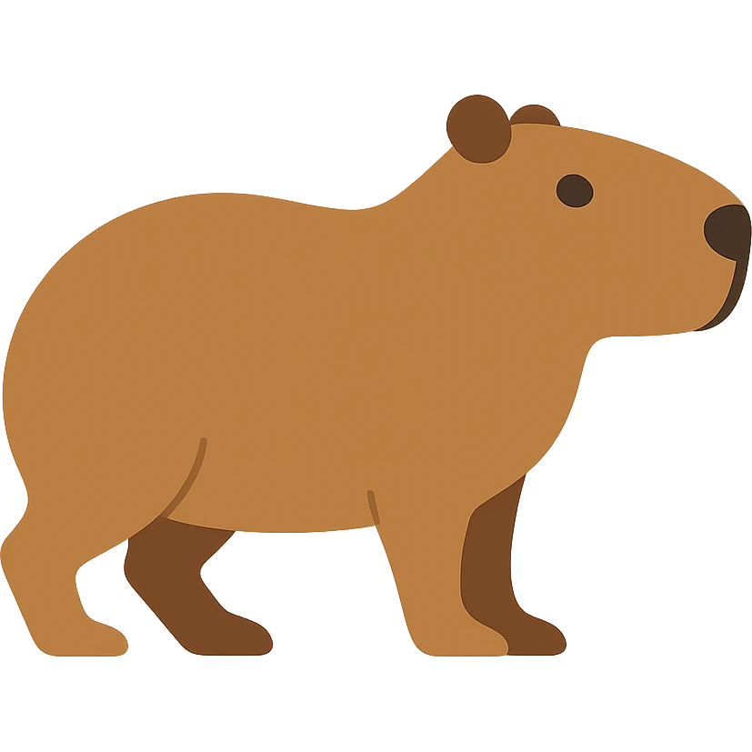 Capybara emoji