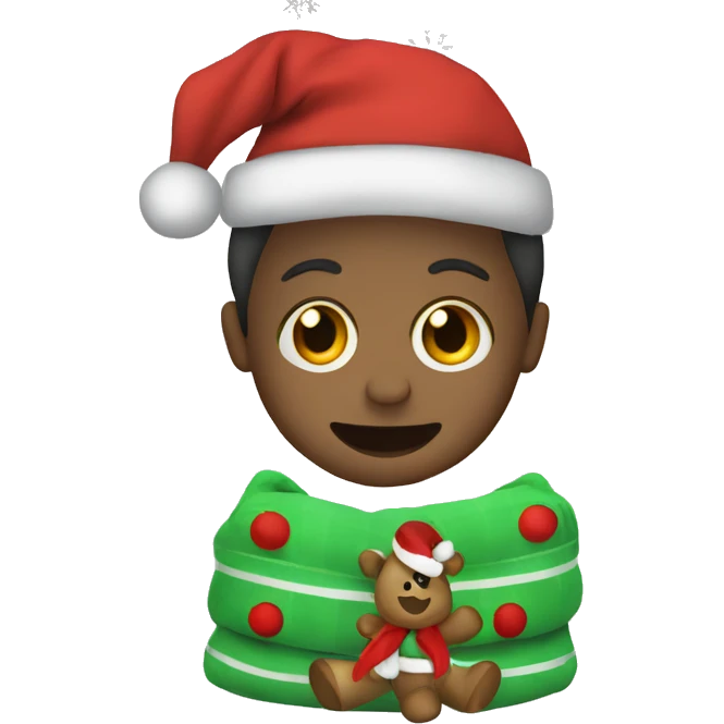christmas cute blanket emoji
