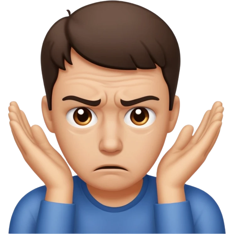 stressed person emoji