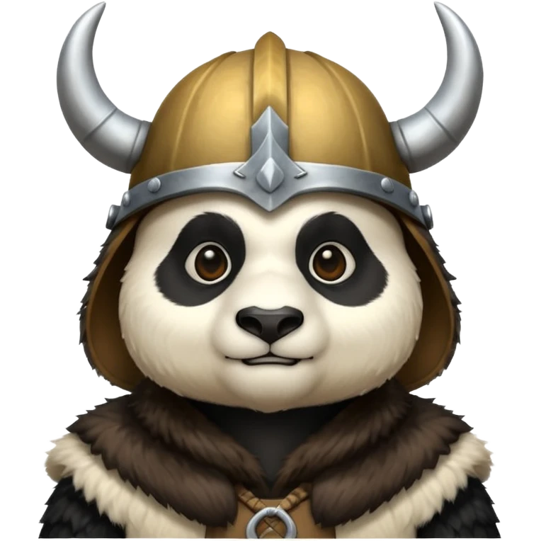Panda Bear viking emoji