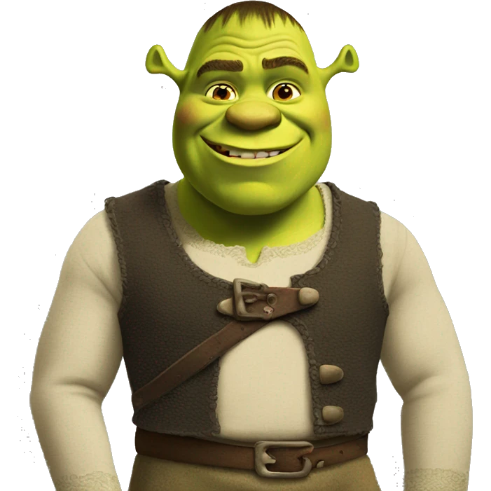 Shrek as an emoji emoji