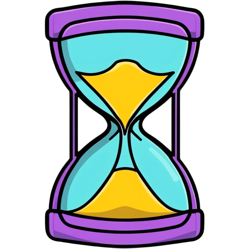 hourglass shaped like shoes emoji