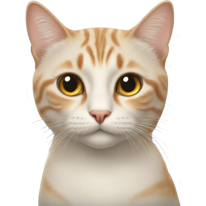 Super realistic cat emoji