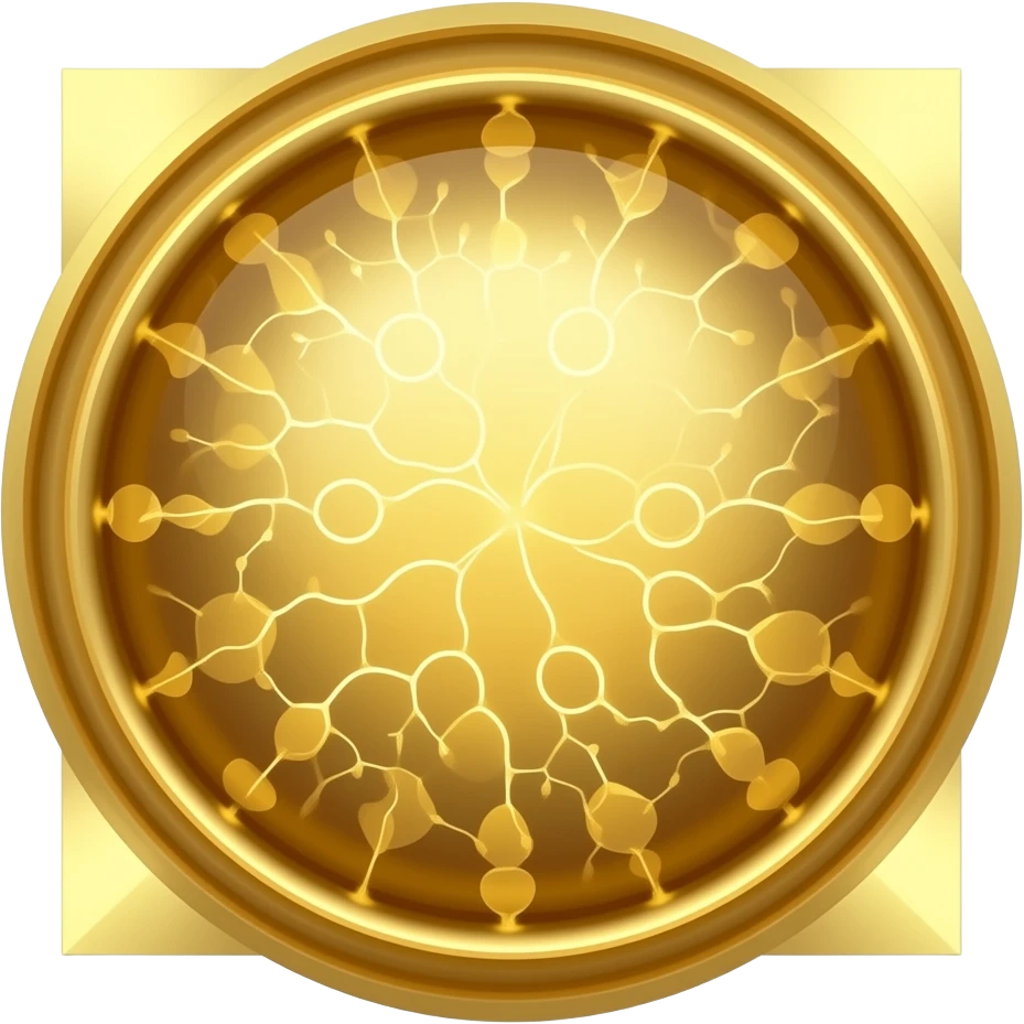 gold receiving-sensory-signals-glowing-neural-connections,-artistic-concept-of-perception,-futuristic,-soft-glow,-clean-aesthetic emoji