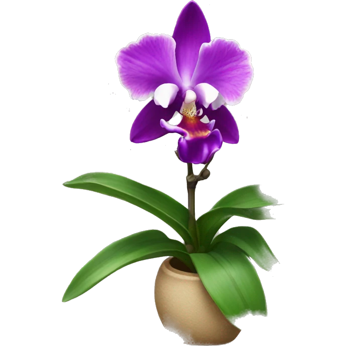 orquídea emoji