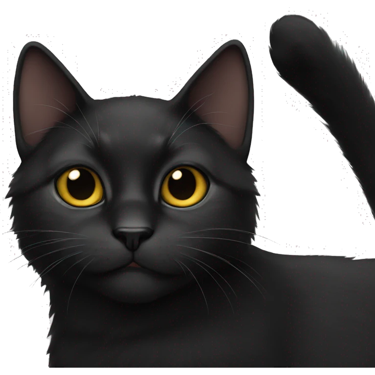 Black cat  emoji
