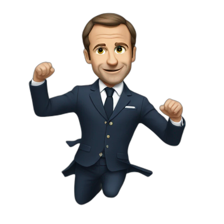 Macron qui danse emoji