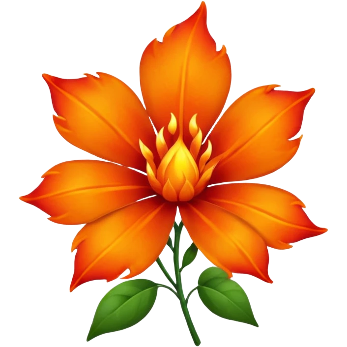 Flowers of flame emoji