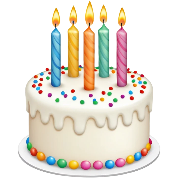 birthday cake emoji