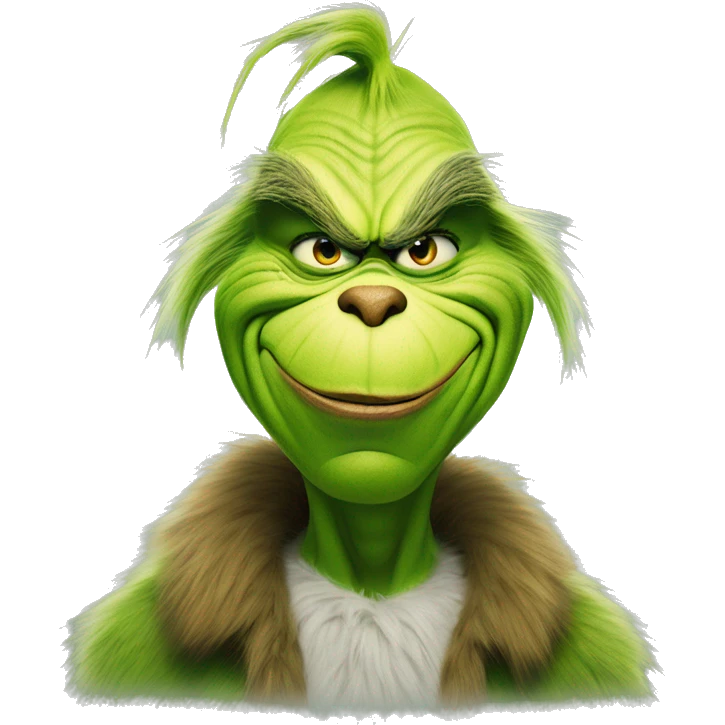 the grinch Jim Carey version  emoji
