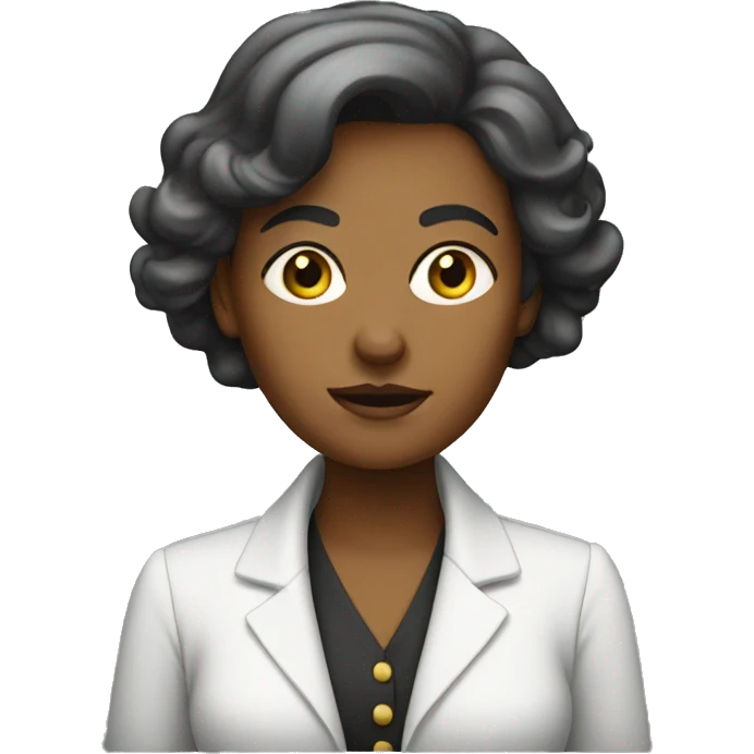 Bossy class lady emoji