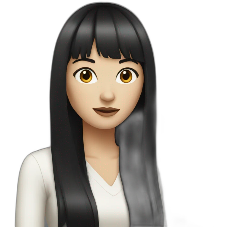 white-woman-with-long-black-hair-and-straight-fringe emoji