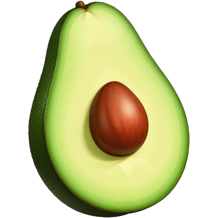 Aguacate con labios grandes  emoji