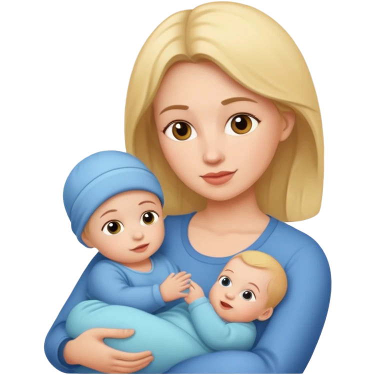Mother and baby  emoji