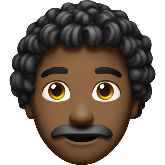 homme noir avec des locks emoji
