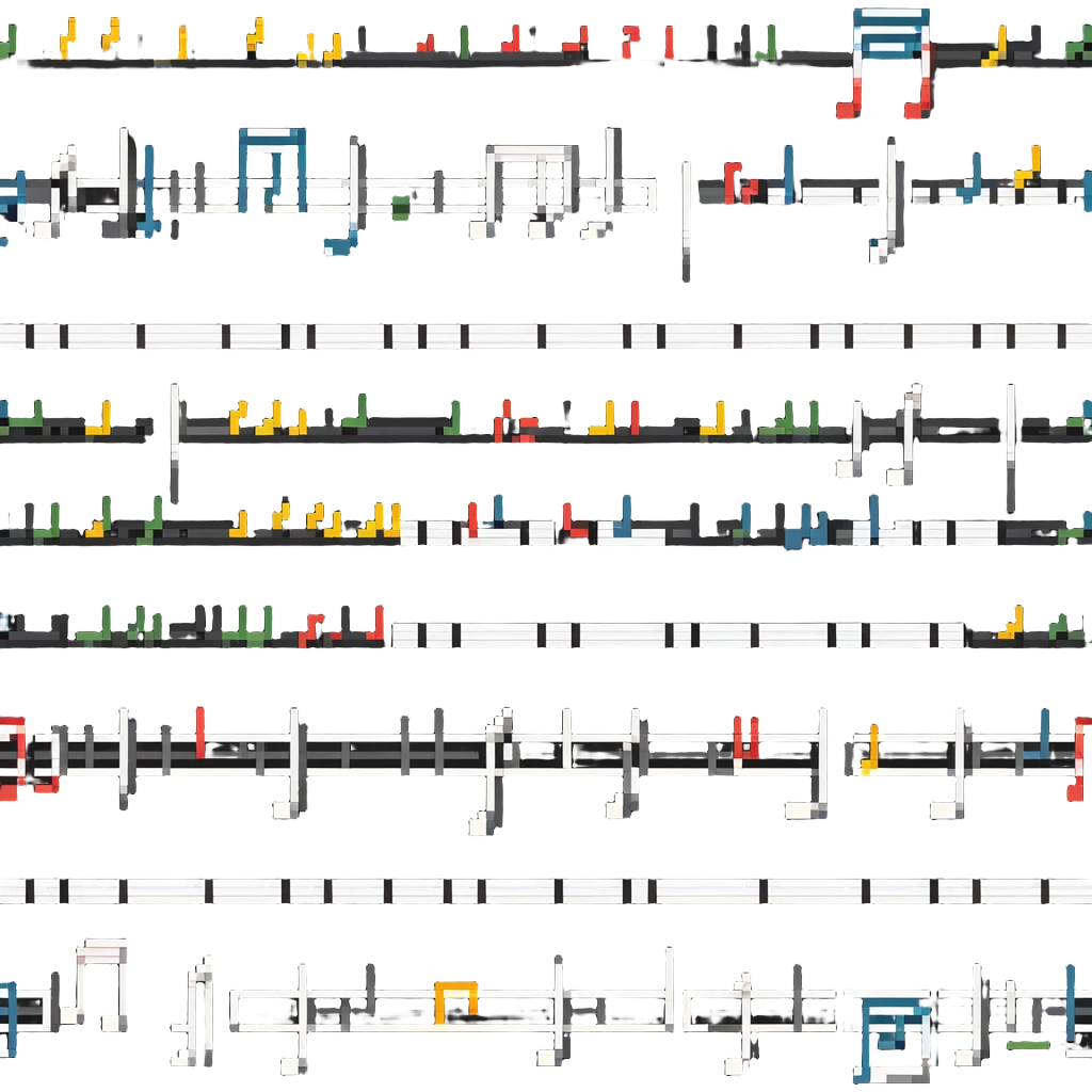 Musical notes with happy, whimsical feeling, representing singing or melody "Tralalelo" emoji
