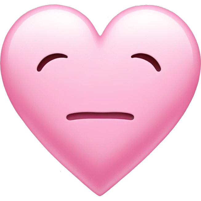 baby pink love heart emoji