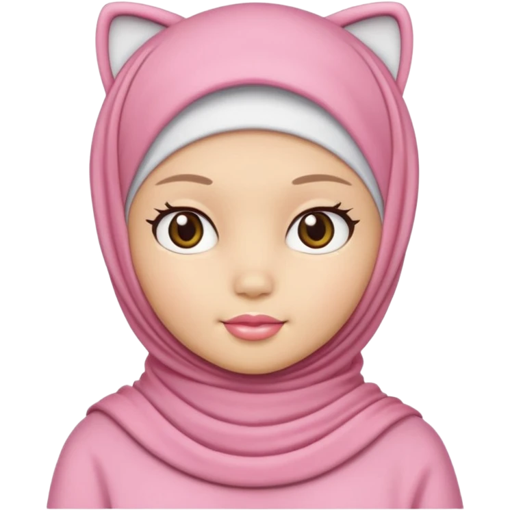 Hello kitty Muslim  emoji