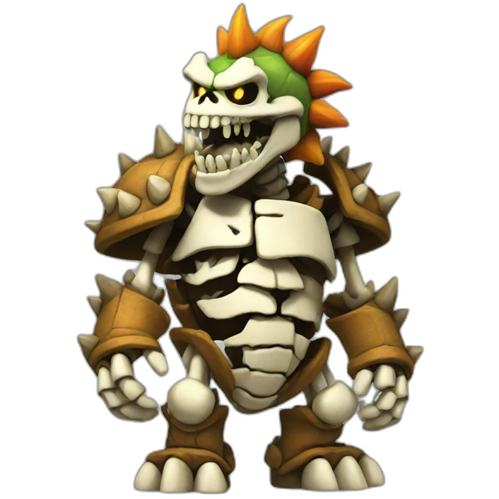 Bowser skeleton  emoji