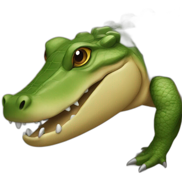 Kapibara sur crocodile emoji