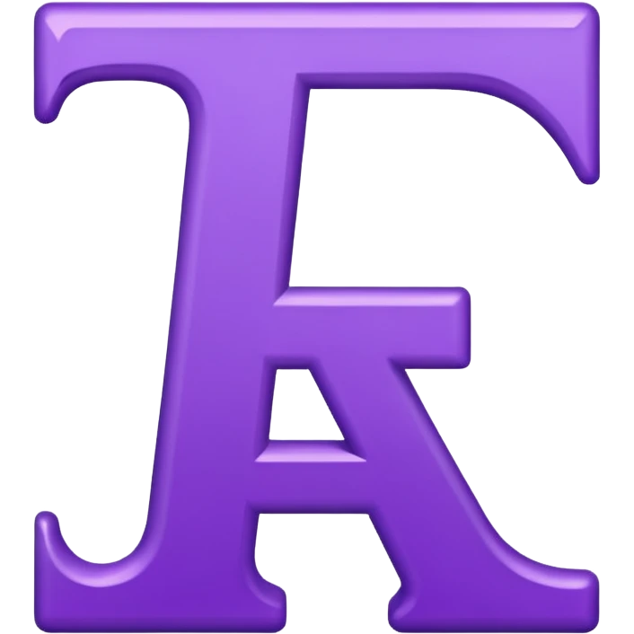 purple capital letter I alphabet emoji