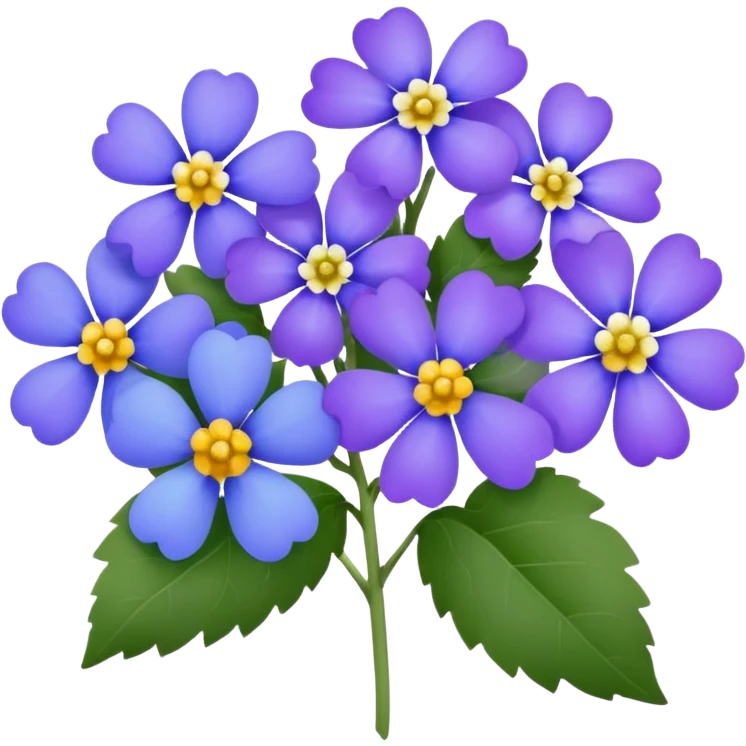 Armenian myosotis (it’s purple) emoji