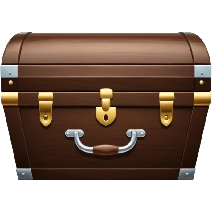 Casket with Handles and round top emoji