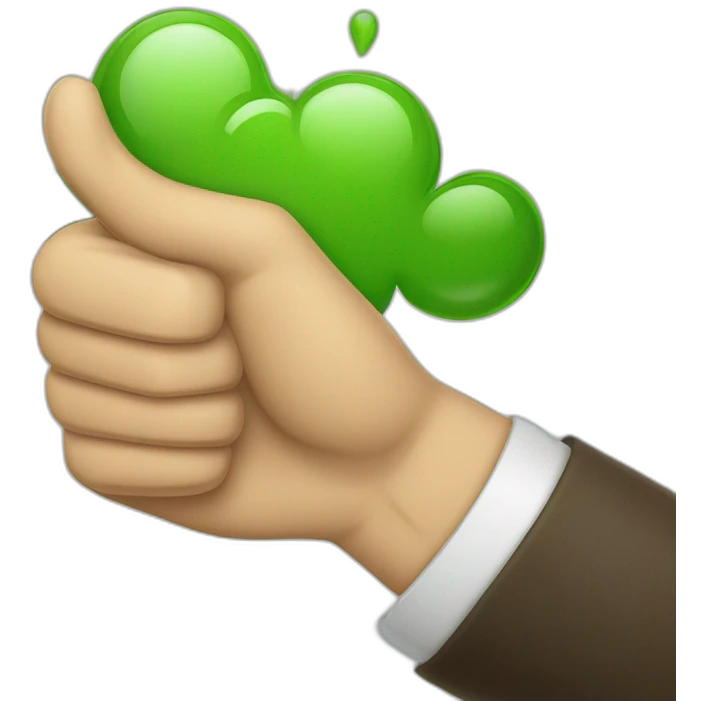 green hand thumbs down dislike -1 emoji